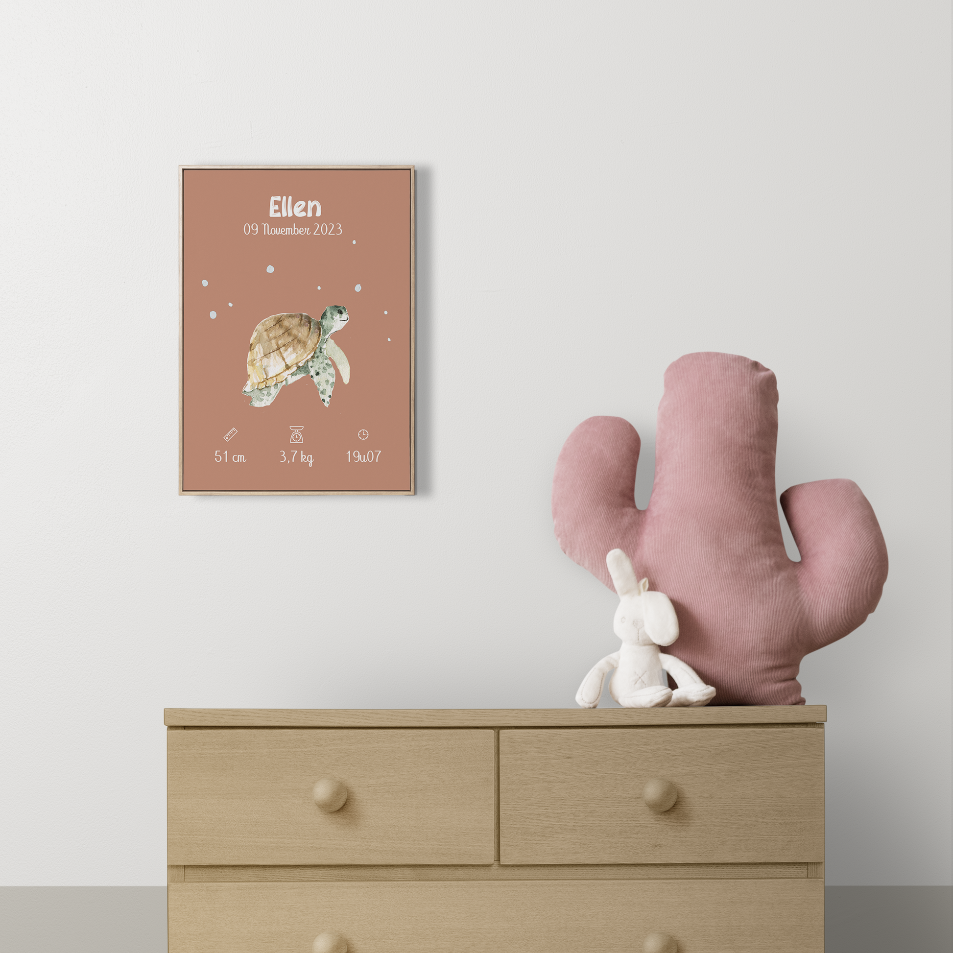 Poster naissance personnalisé – My Mini Buddies